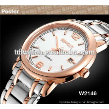 hot sale Lovers' watches, Sapphire Quartz Watch steel